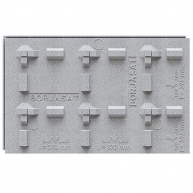 Panel Aislante BORJASAT 100mm Pasos 370 y 395 (Caja 9 unidades)