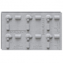 BORJASAT 140mm Insulating Panel Steps 370 and 395 (Box 28 units)