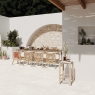 Exterior con pavimento Ardesia Light Antideslizante 100x100x2