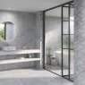 Baño con revestimiento Legacy Grey 40x120