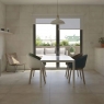Interior con pavimento Make Up Mink 100x100