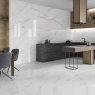 Cocina con revestimiento Vogue Bianco Pulido 60x120