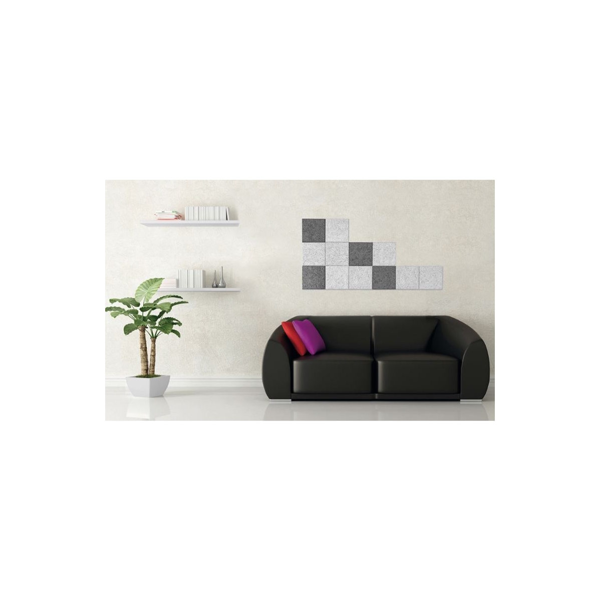 Panel sintético Legnomuro Maydisa Panel acústico para paredes color gris medio online