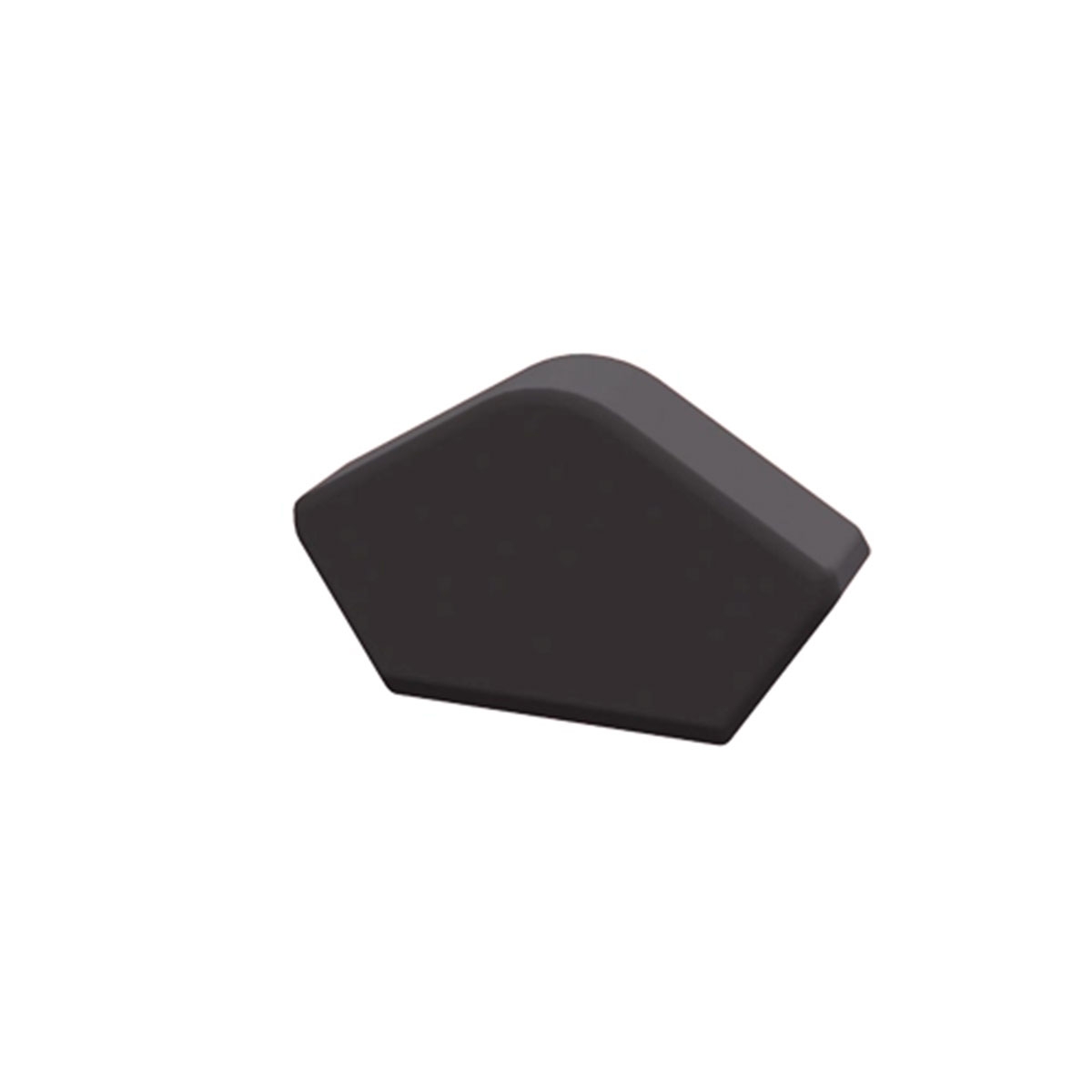 Tapón Lateral Universal Angular Graphite 8.5x28.5x12.5 cm (Precio por pieza)