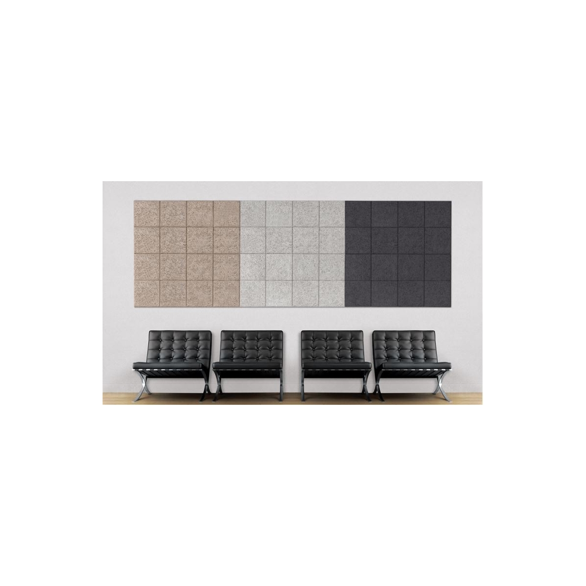 Panel acústico para paredes color gris medio muestras online