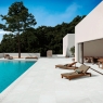 Exterior con pavimento Valley White Antideslizante 60x120x2