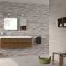 Baño con revestimiento Sunset Smoke 31,6x60,8