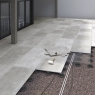 Ambiente con pavimento Eternal Stone Grey Antideslizante 100x100x2