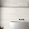 Baño con revestimiento Hannover Dorian White 33x100