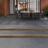 Exterior con pavimento Happy Anthracite Antideslizante 60x60x2