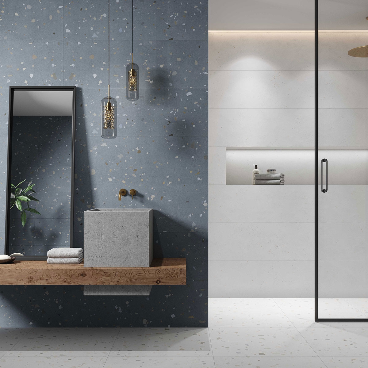 Baño con revestimiento Happy White 33x100
