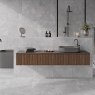 Baño con revestimiento Larsen Inspire Grey 30x60