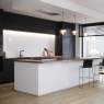 Interior con revestimiento Light Waves White 60x120