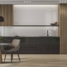 Interior con revestimiento Light Waves White Brillo 60x120