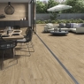 Interior con pavimento Hannover Oak 20x120