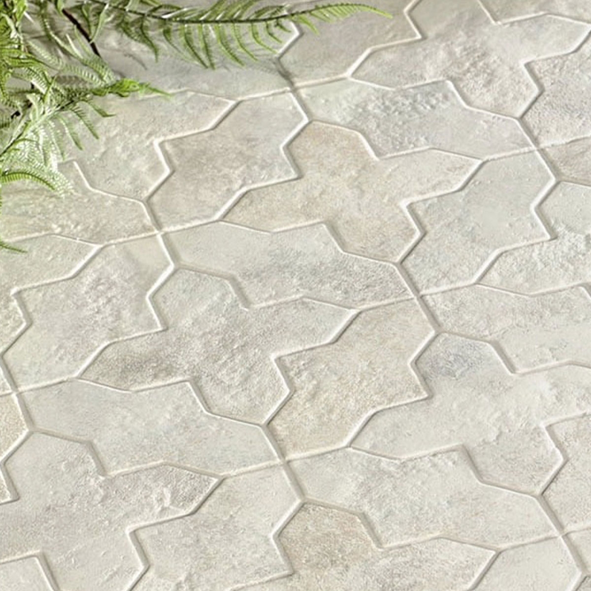 Pavimento Petra Loop White 18x6,2