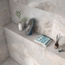 Baño con Pavimento Borba Blanco 60x120 (Caja 1,44m2)