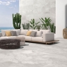 Terraza con Pavimento Borba Perla 60x120