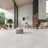 Sala con Pavimento Ground Perla 60x60