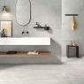 Baño con Pavimento Ground Gris 60x120