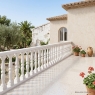 Prefabricated balustrade Cordoba per linear meter