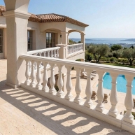 Prefabricated balustrade Atenas per linear meter