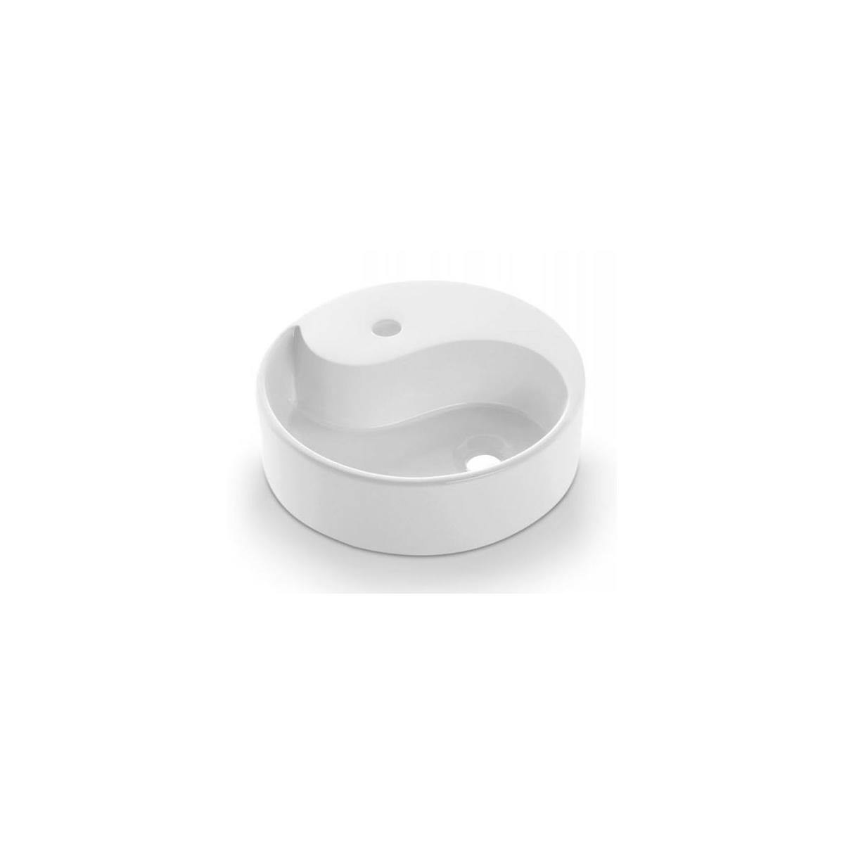 Yin Yang Circular Sink - The Bathco