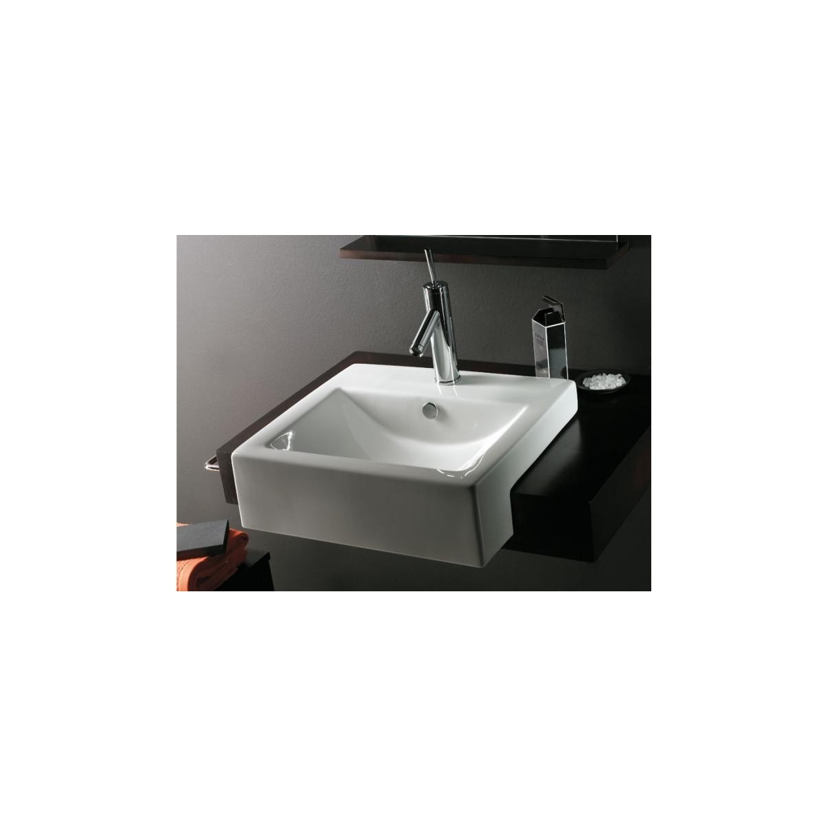 Milan Rectangular Washbasin The Bathco