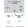 Válvula quadrada Simple-Rapid Sink