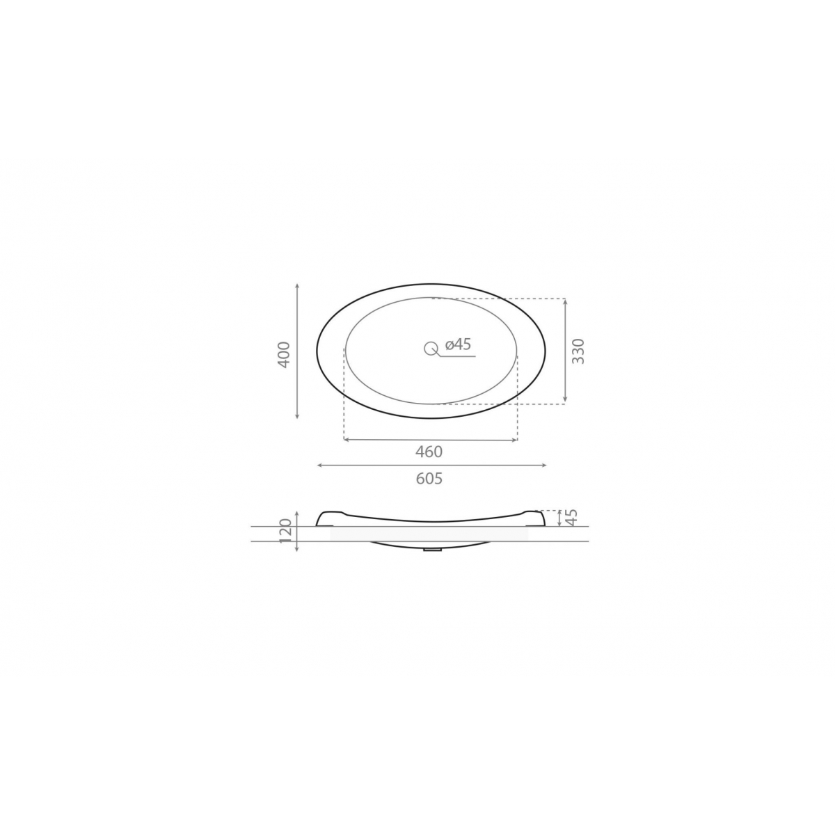 Lavatório Oval Ellipse - Lavatórios ovais - Marca The Bathco