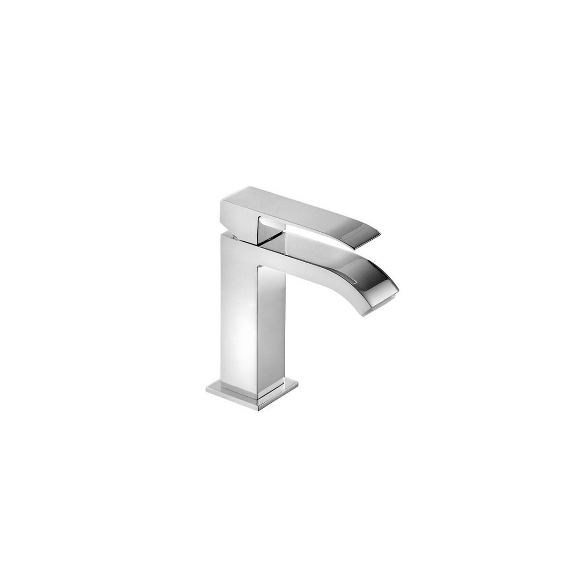 Einhebel-Waschbeckenhahn 159 mm quadratisch