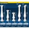 Balustre d’Athènes (Pack 4 unités) - Prefabricados López