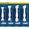 Balustre Alhambra (Pack 4 unités) - Prefabricados López