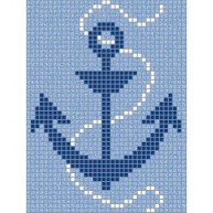 Nebelblauer Anker-Poolboden 110