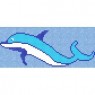 Fondo de piscina Delfin - Cenefas y dibujos en gresite - Marca Vidrepur