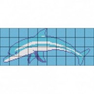 Fond de piscine pour dauphins marins