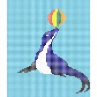 Fond de bassin de phoques - Bordures et dessins en mosaïque - Marca VIDREPUR