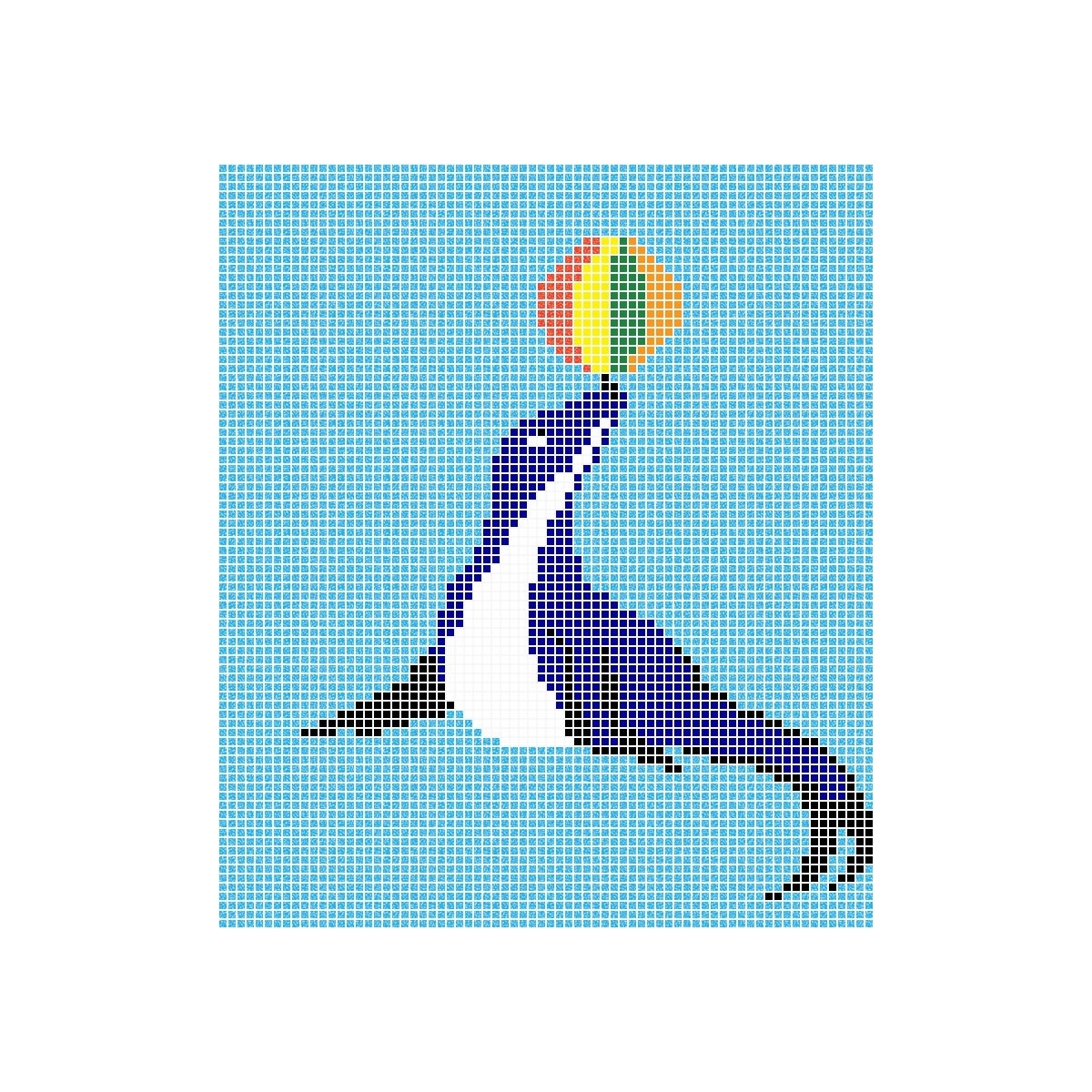 Seal Pool Background - Borders and Mosaic Drawings - Marca VIDREPUR