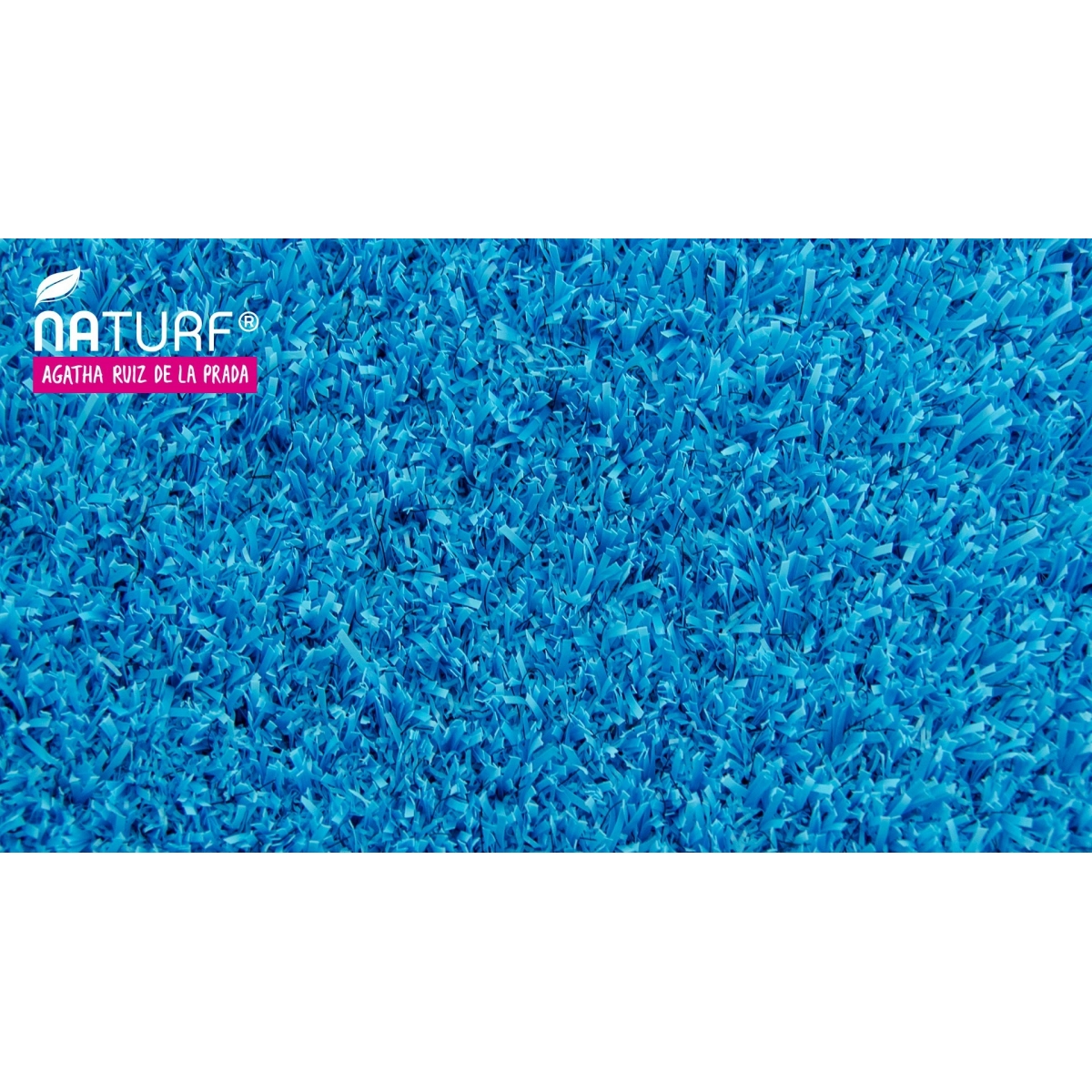 Gazon artificiel bleu Agatha série Naturf