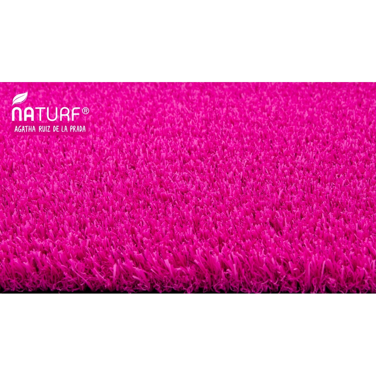 Gazon artificiel rose Agatha série Naturf