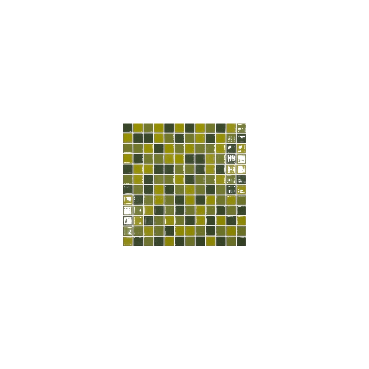 Kiwi Mix Mosaic - Mixed Colors Mosaic - Marca VIDREPUR