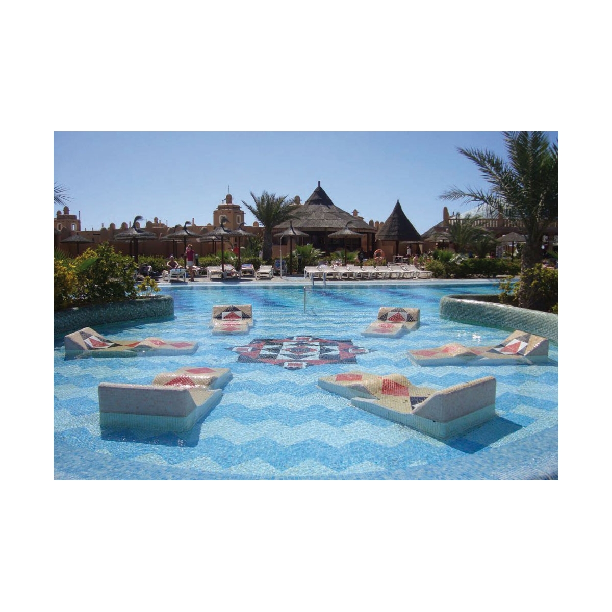 Vidrepur Blue fog non-slip mosaic tile in mesh (m2)