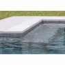 Colección Serena - Bordes de piscina Rosa Gres - Borde de piscina recto Serena Bianco L62 62,6x31,7x3,8 (pack 4ud)
