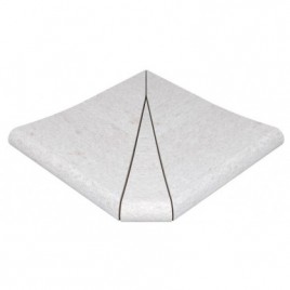 Coin extérieur incurvé Serena Bianco SE3 31x31x2.6