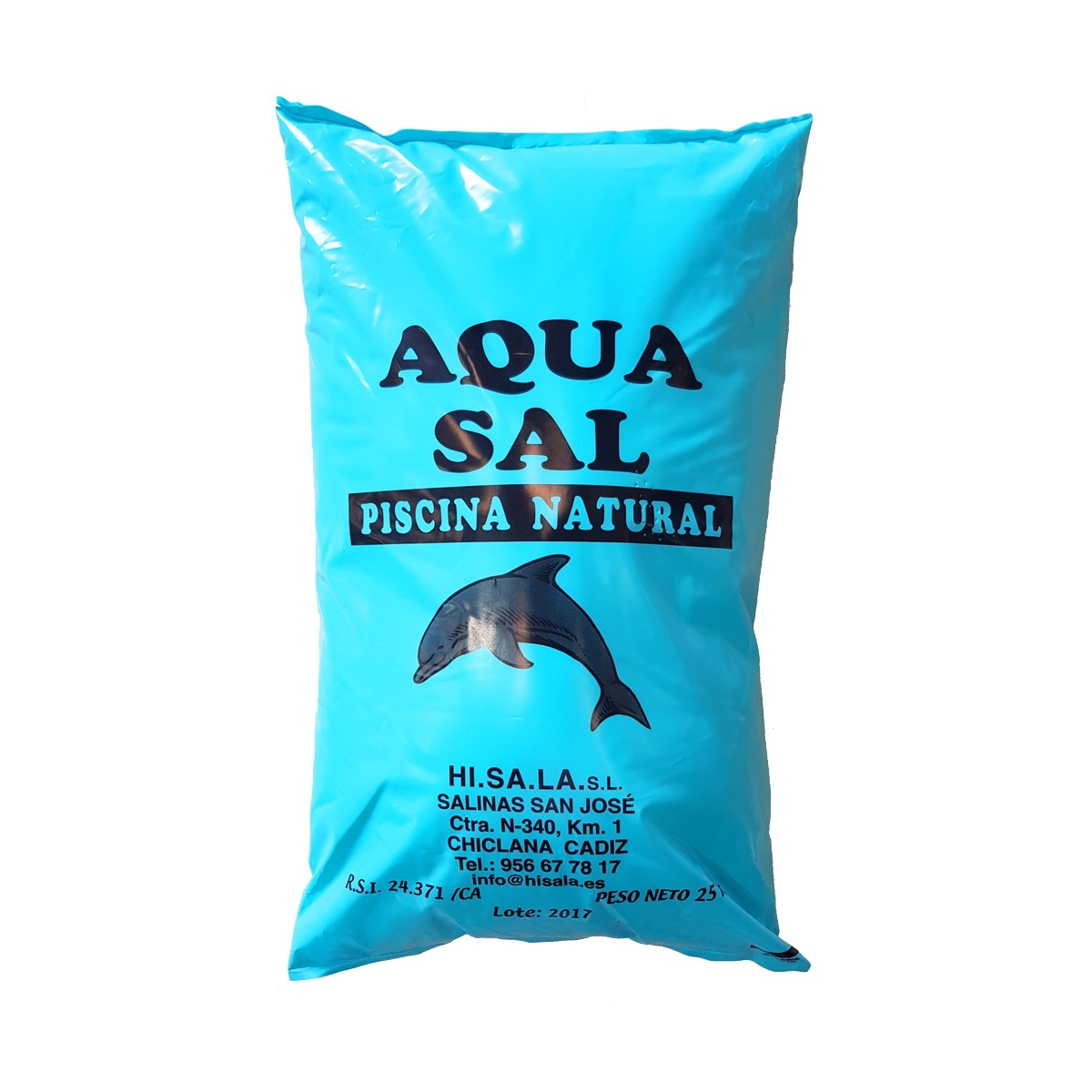 Sel de piscine 25kg - Nettoyage de piscine - Marque Salinera española