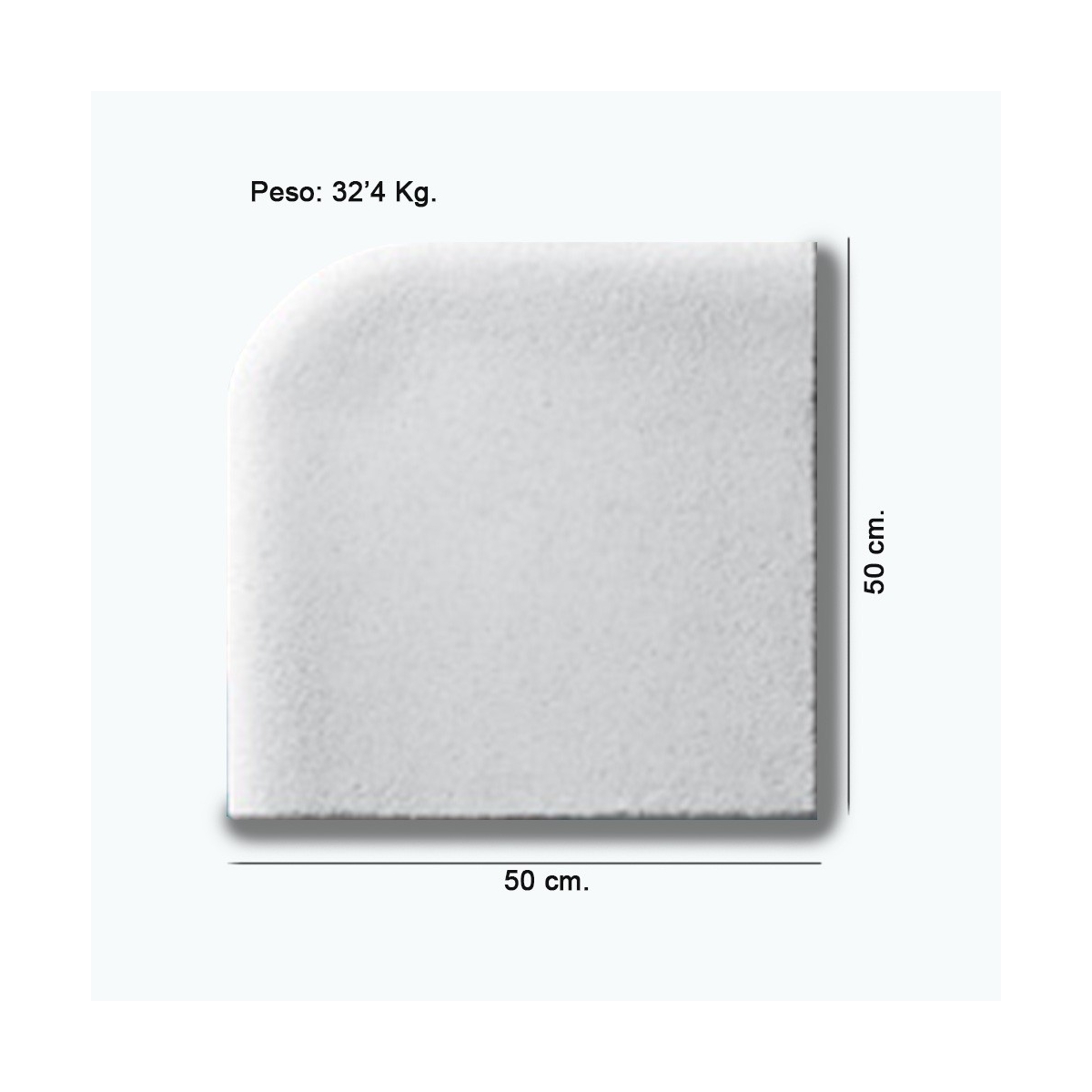 Prefabricados López Pool edge inverted corner Granada