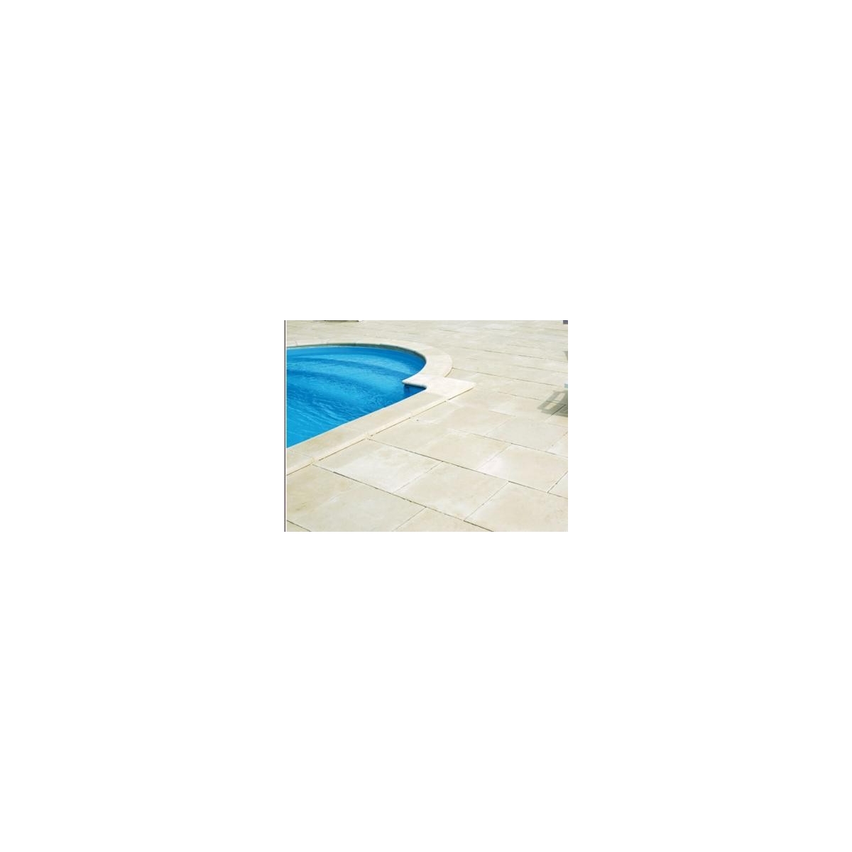 Laje plana para piscina de praia 50x50x3