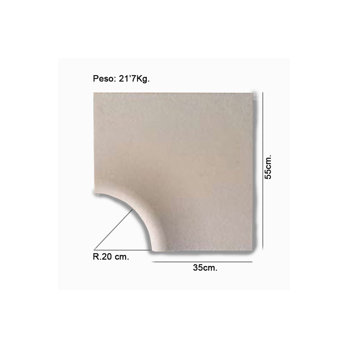 Prefabricados López Jaén square pool edge