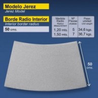 Borda curva interior Jerez - Prefabricados López