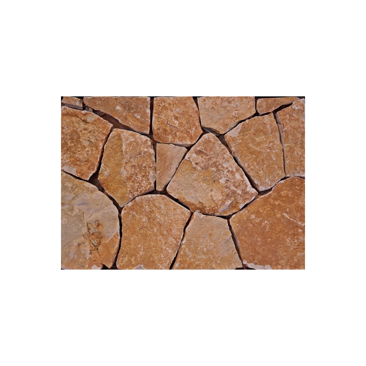 Hellgelber Kalkstein 1 m²